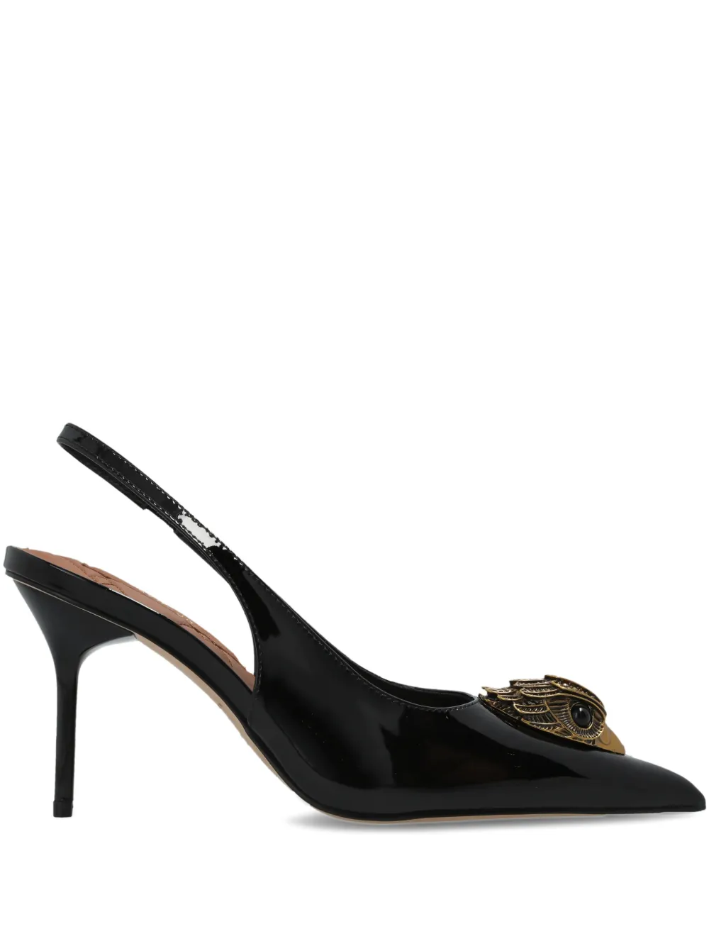 Kurt Geiger London 85mm Large Eagle Sling pumps - Nero
