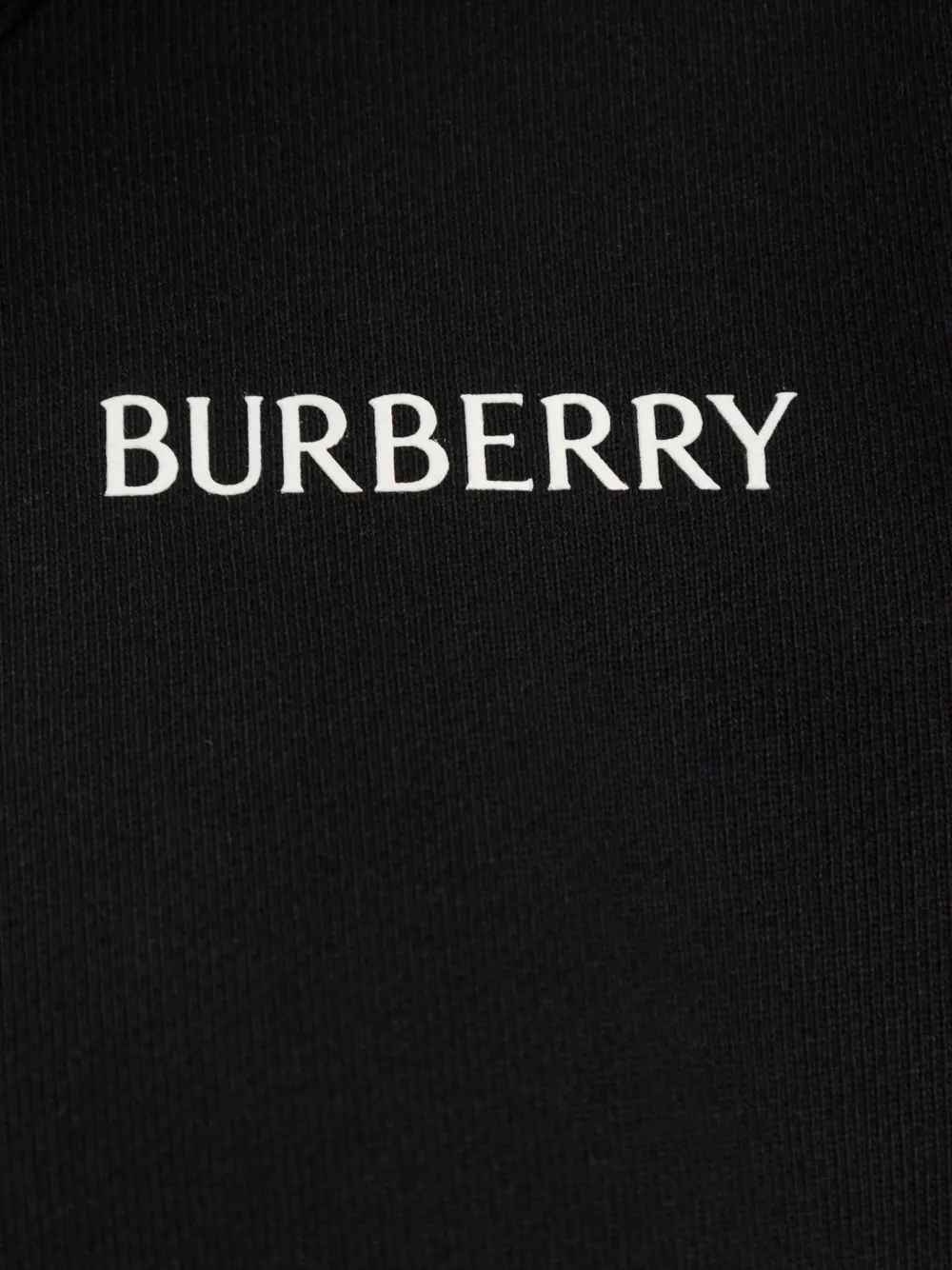 Burberry Hoodie met rits Zwart