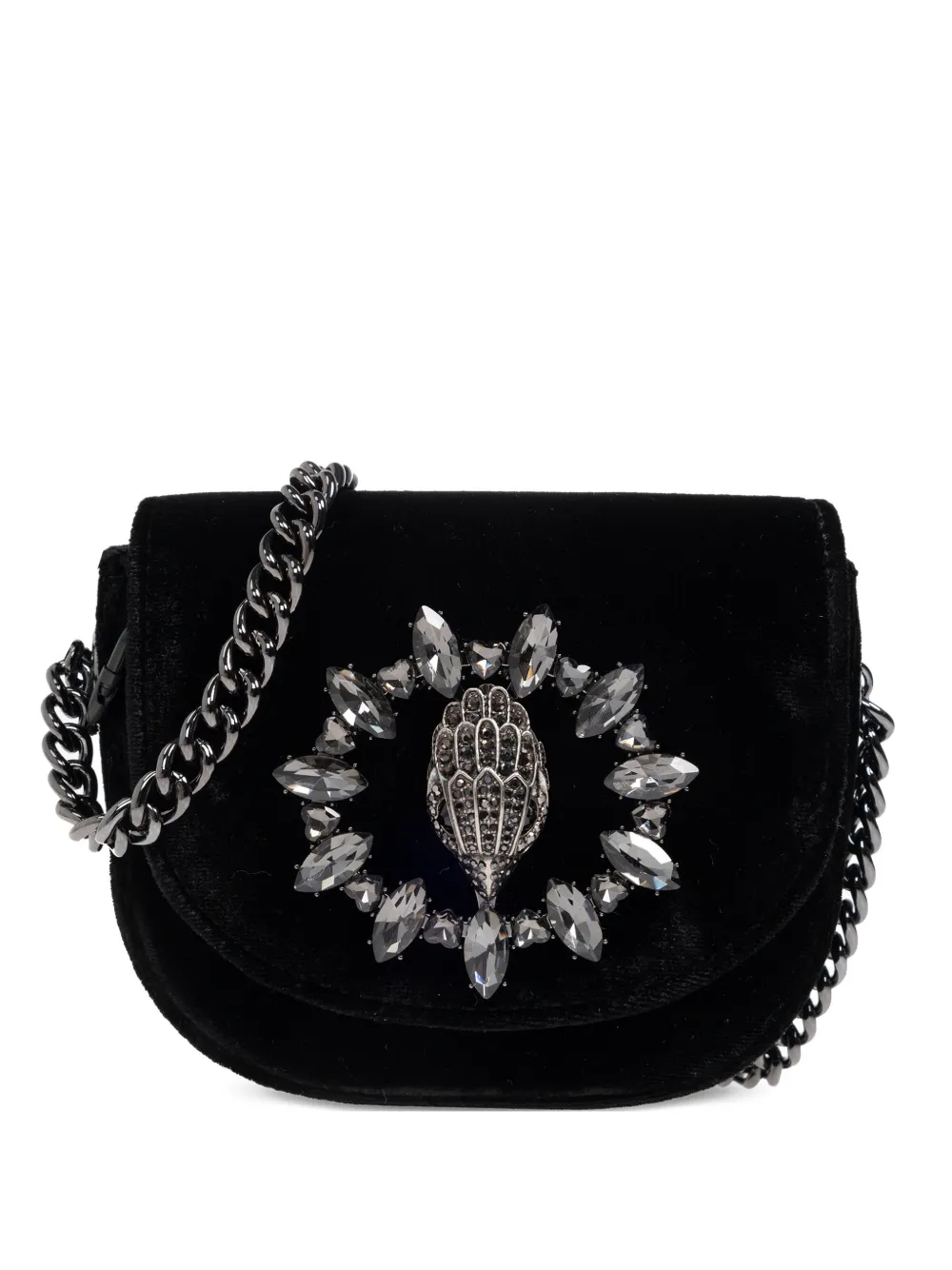 Kurt Geiger Chelsea Embellished Mini Bag In Black