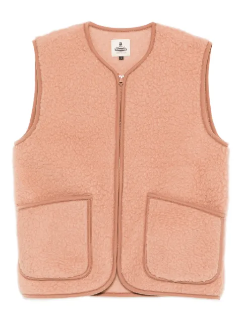 COLD BREAKER zip-up patch-pocket gilet