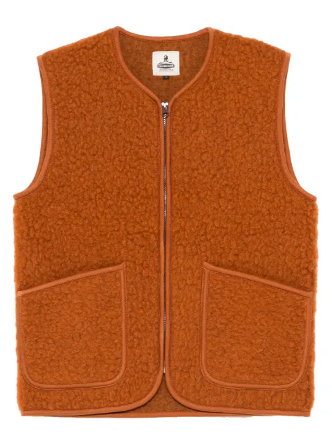 COLD BREAKER zip-up patch-pocket gilet