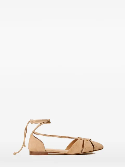 TWINSET suede ballet flats