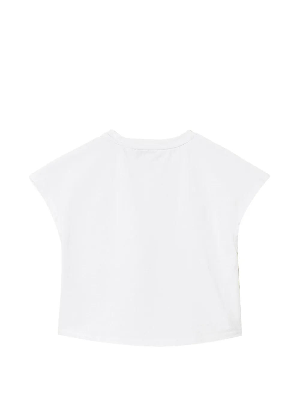 TWINSET Kids T-shirt met rozendetail Wit