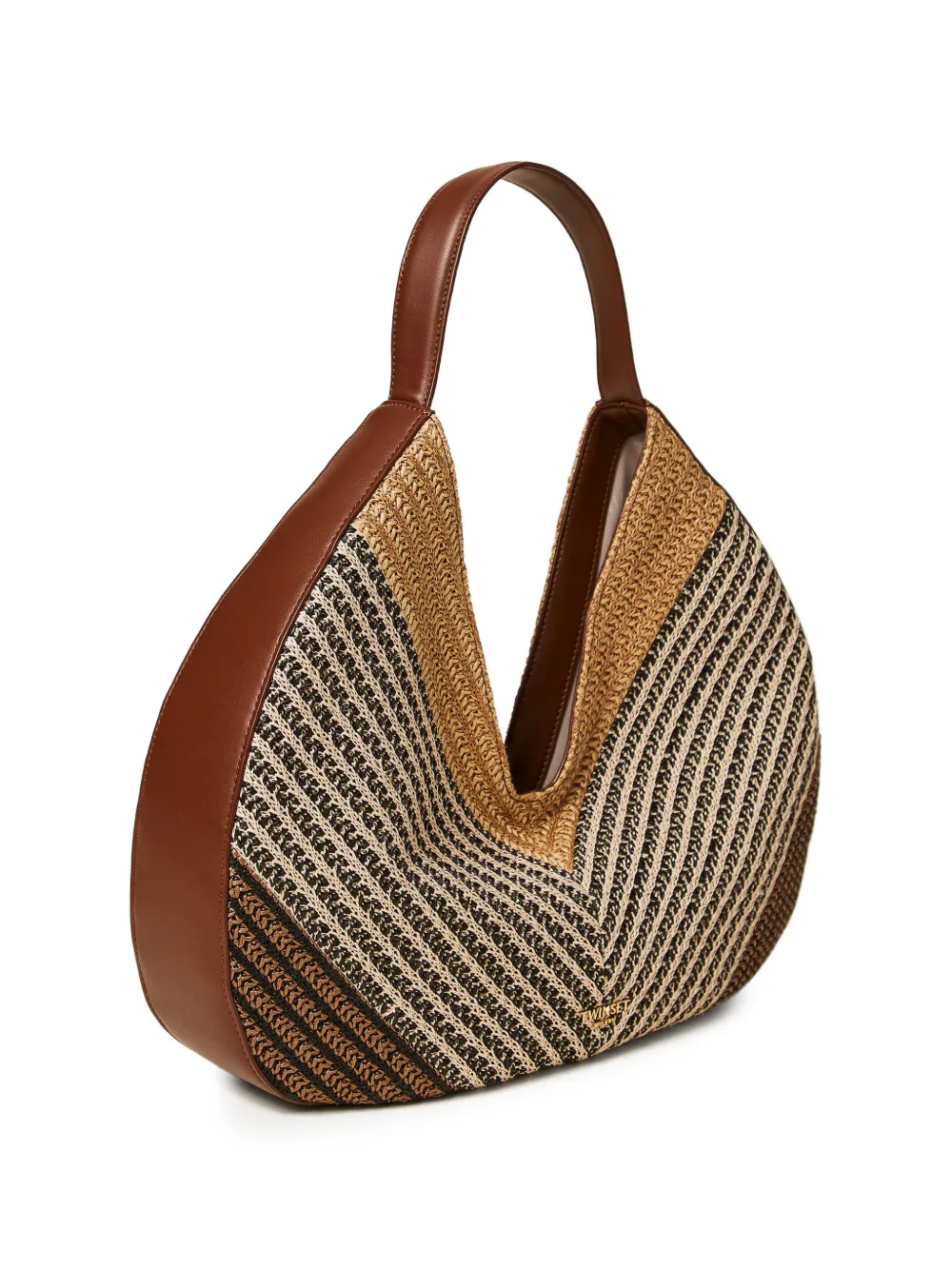  Twinset Striped Tote Bag - Neutrals 