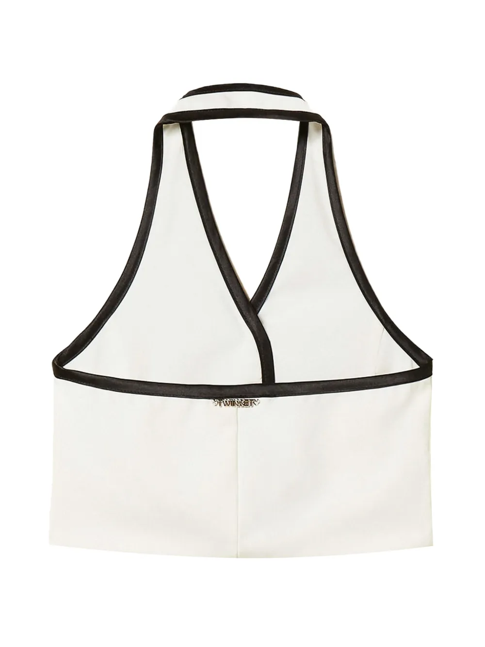 TWINSET Kids Gilet met contrasterende afwerking Wit