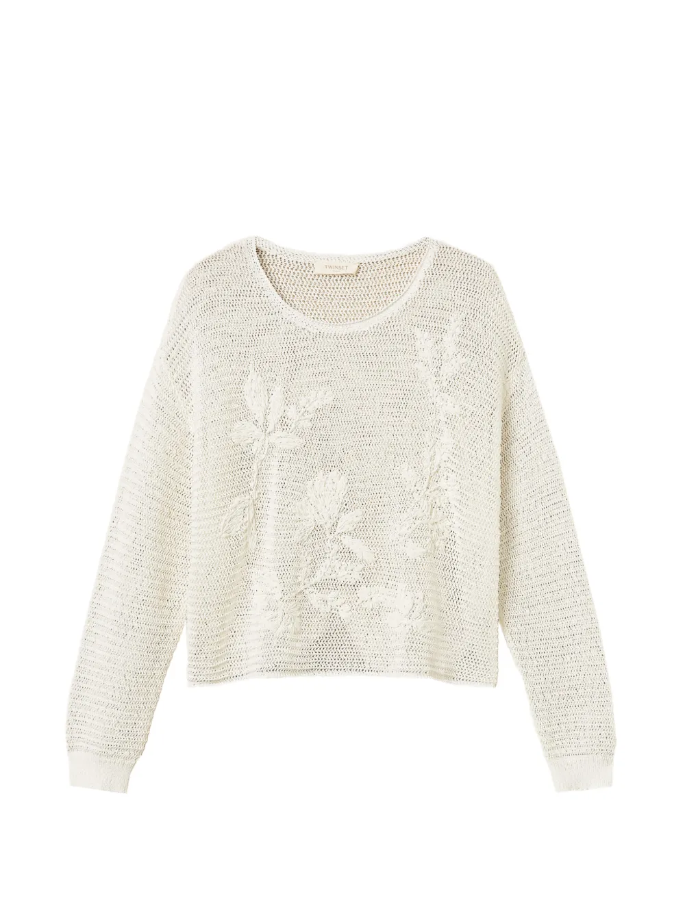 TWINSET embroidered sweater - Bianco