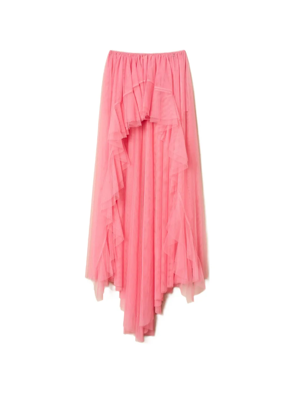 TWINSET x Myfo asymmetric tulle skirt - Rosa