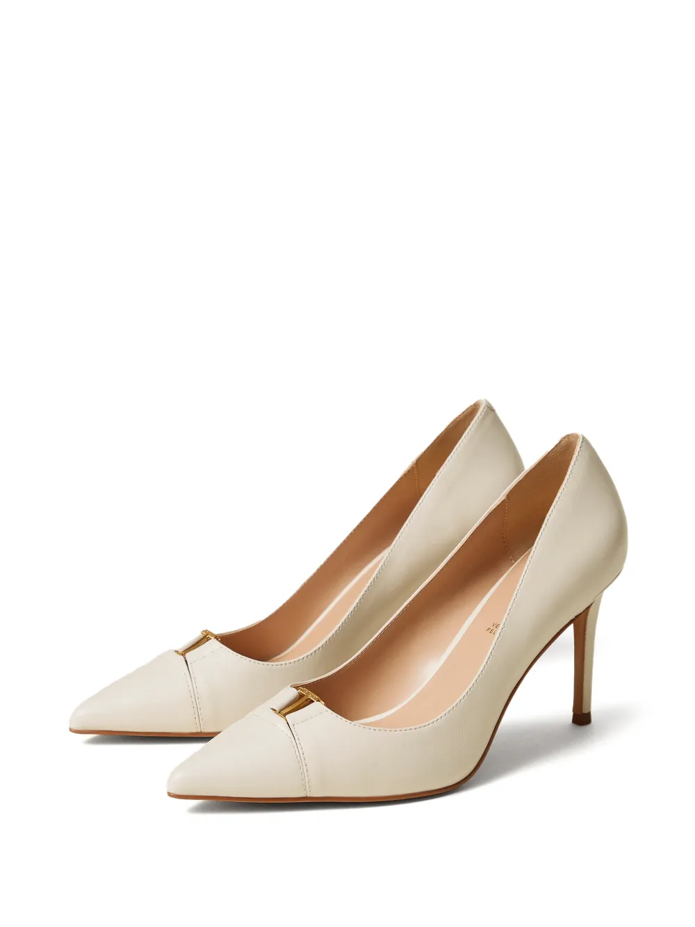 TWINSET Pumps met stilettohak en hak Beige