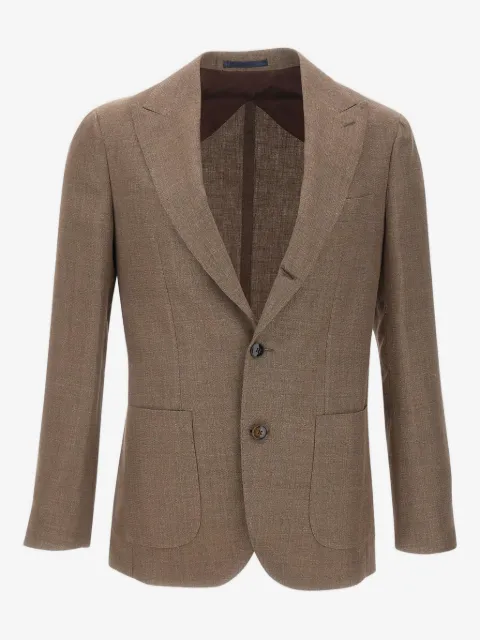 Barba Geknöpfter Blazer mit steigendem Revers