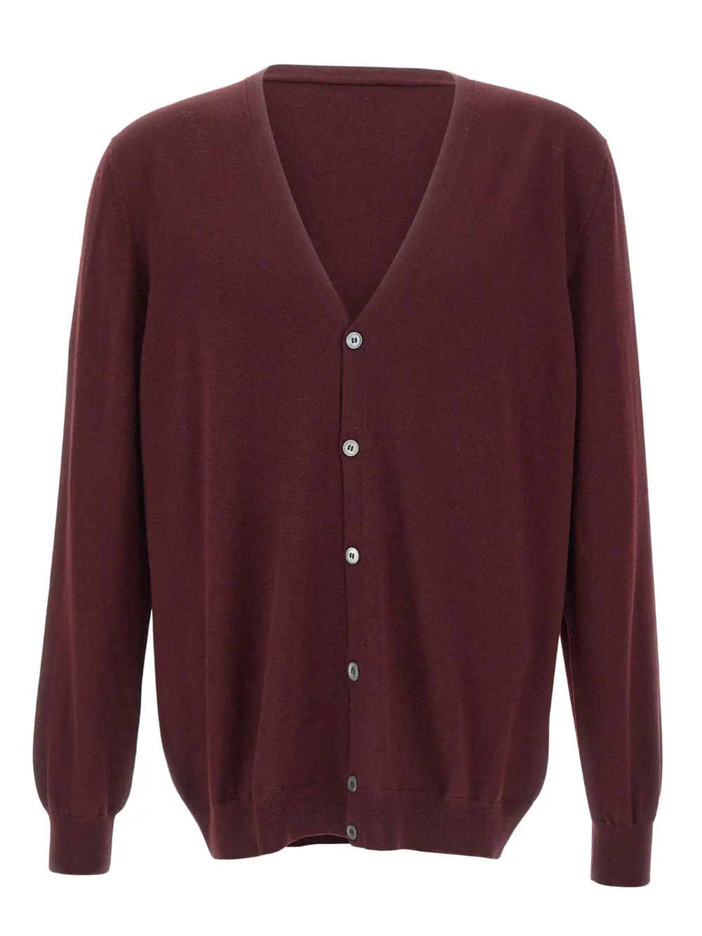 Gran Sasso V-neck button-up cardigan | Red | Image 1