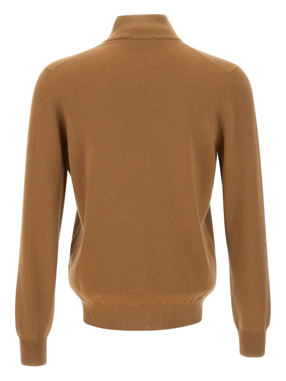 Gran Sasso half-zip turtleneck sweater - Bruin