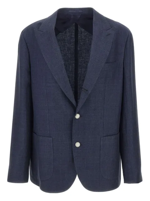 Barba blazer à poche plaquée