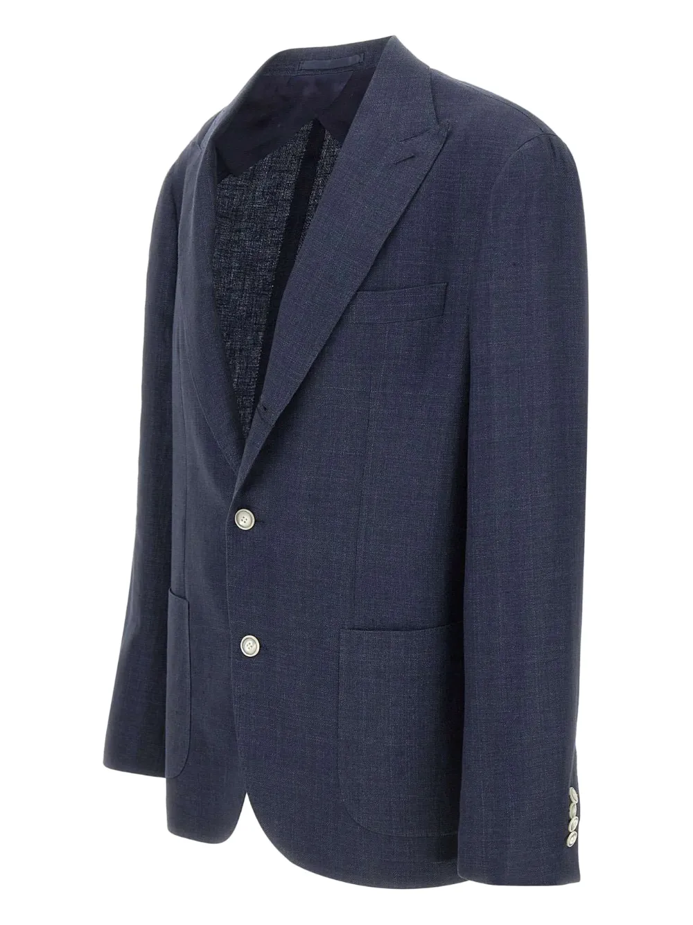 Barba peak-lapel patch-pocket blazer | Blazers | Image 2