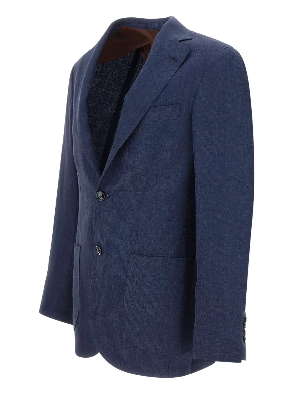  Barba Button Blazer - Blue 