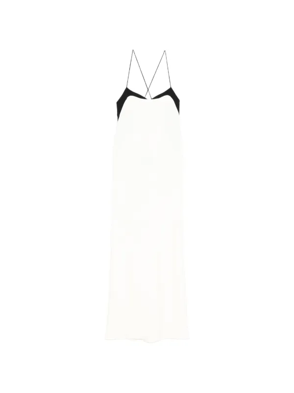 Tom Ford Stretch Silk Camisole Evening Dress in White