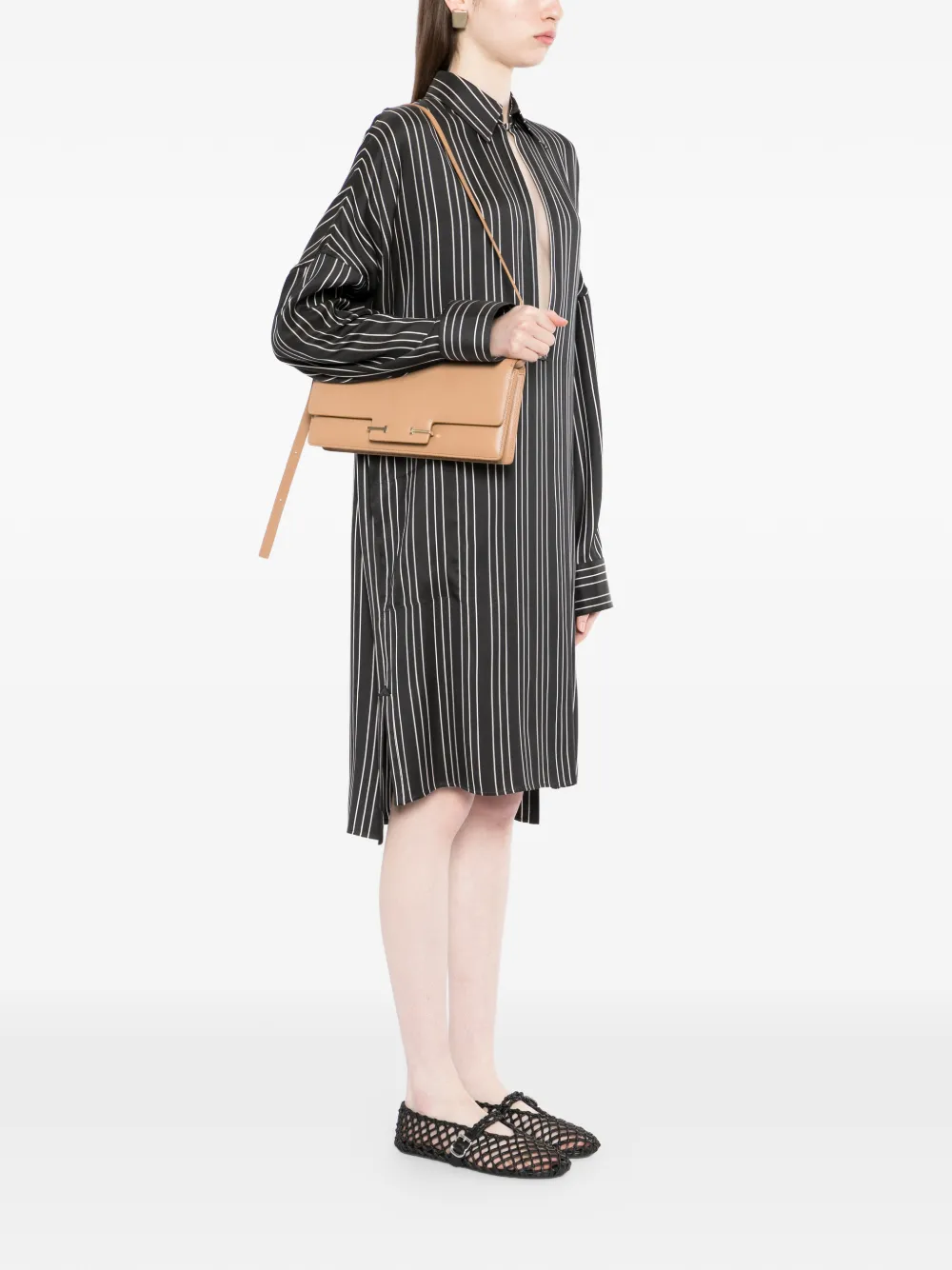TOM FORD T-Bar schoudertas Beige