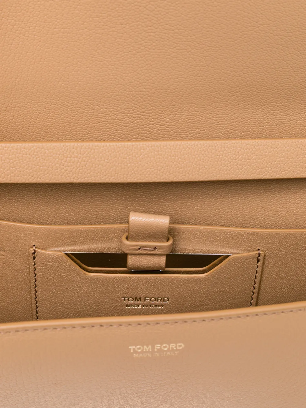 TOM FORD T-Bar schoudertas Beige