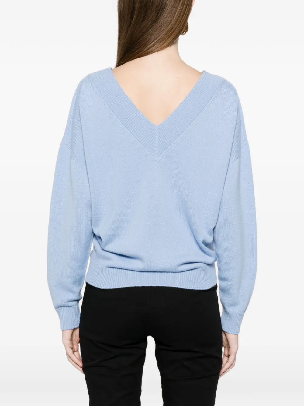 TOM FORD Trui met V-hals Blauw
