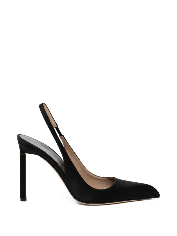 Tom Ford 120mm T Satin Pumps in Black