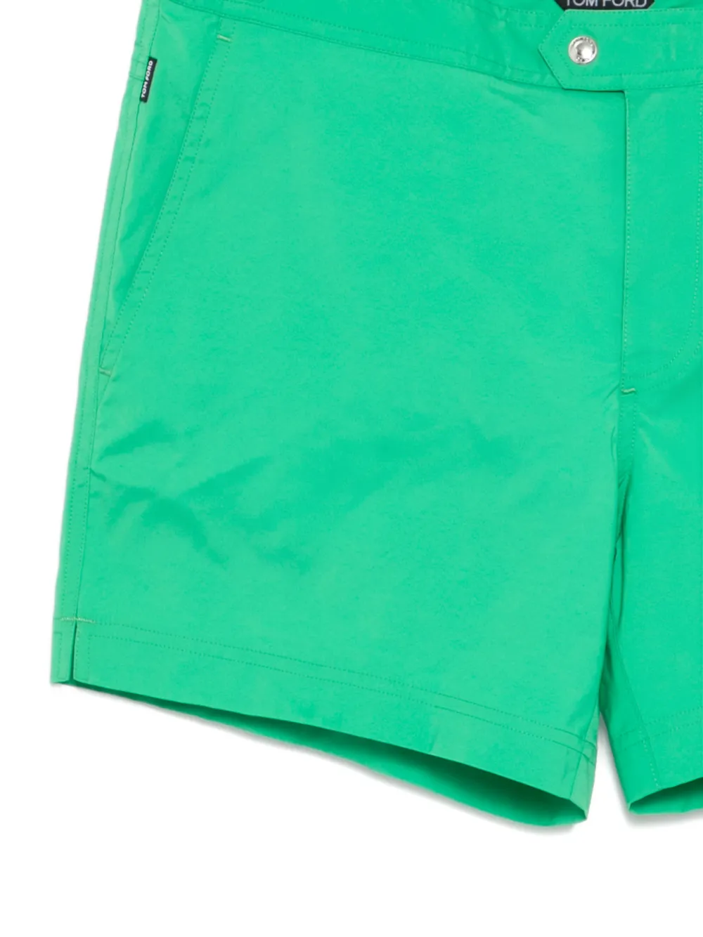 TOM FORD Zwembroek met gesp Groen