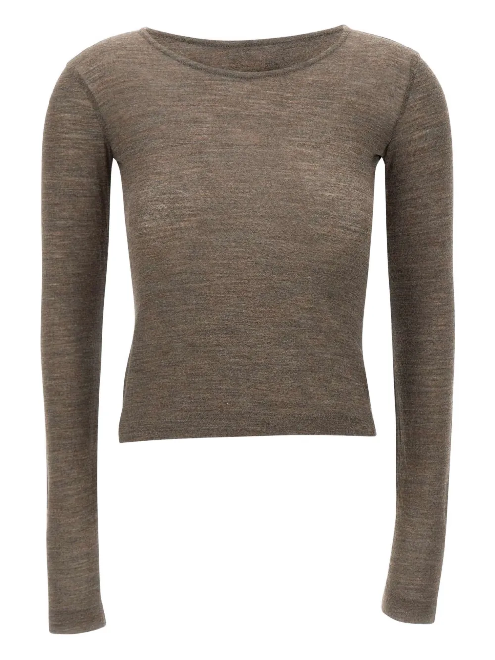 MM6 Maison Margiela Top in lana - Marrone