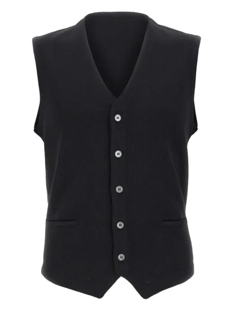 Gran Sasso button-up welt-pocket waistcoat