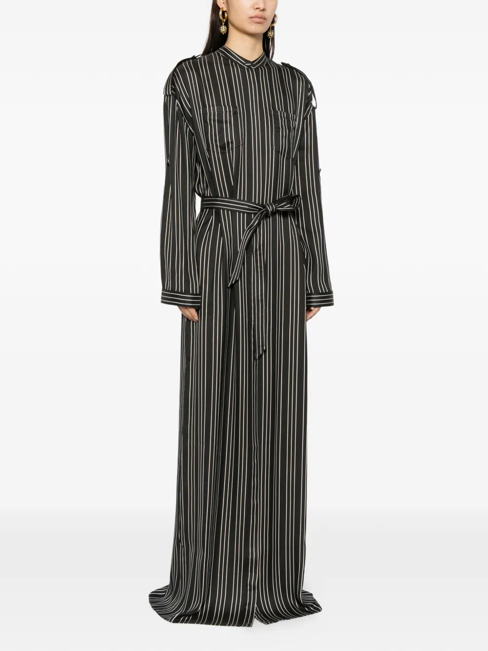  Tom Ford Striped Dress - Black 