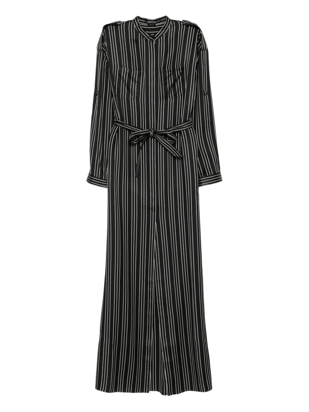 TOM FORD Abito a righe - Nero