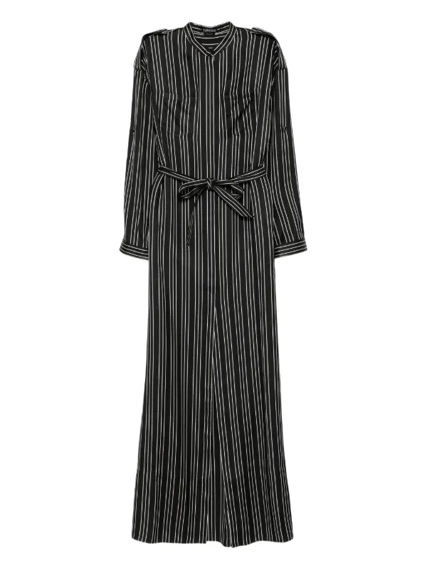 Tom Ford Striped Dress in Black