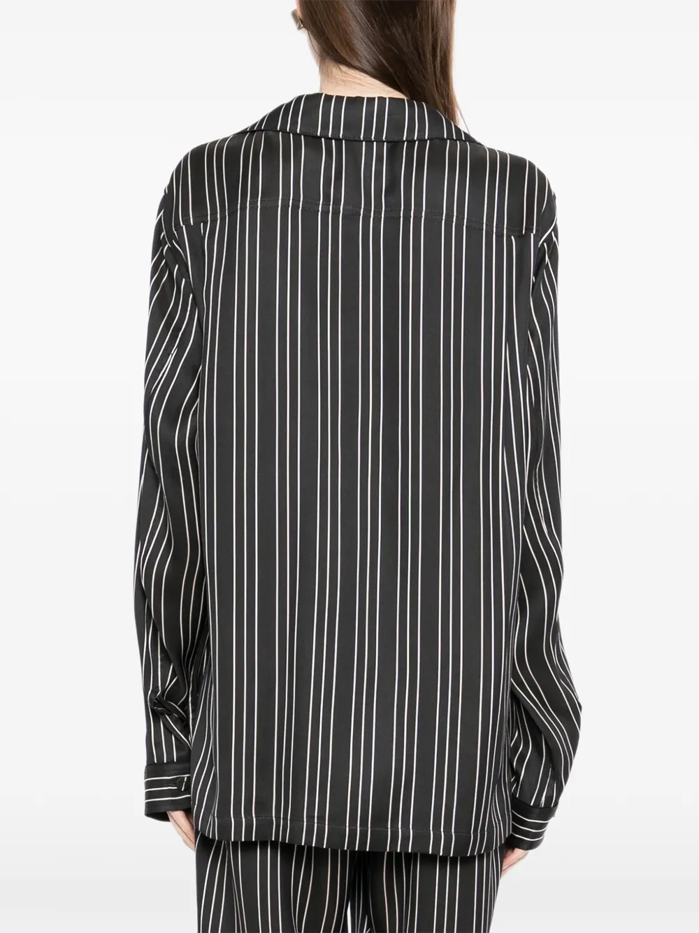 TOM FORD Gestreepte blouse Zwart
