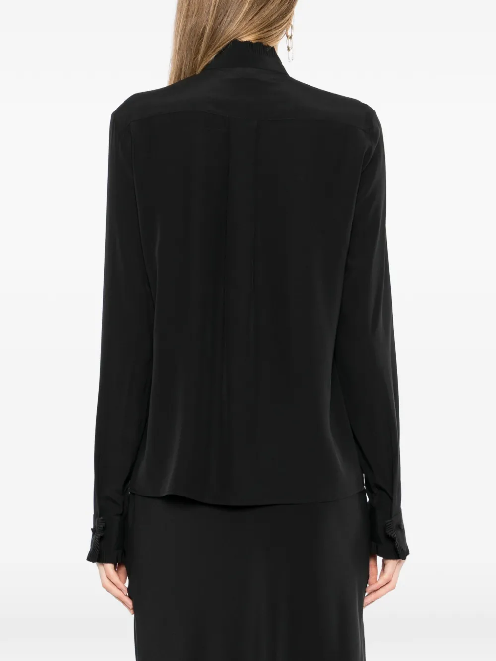 TOM FORD Blouse met ruches Zwart