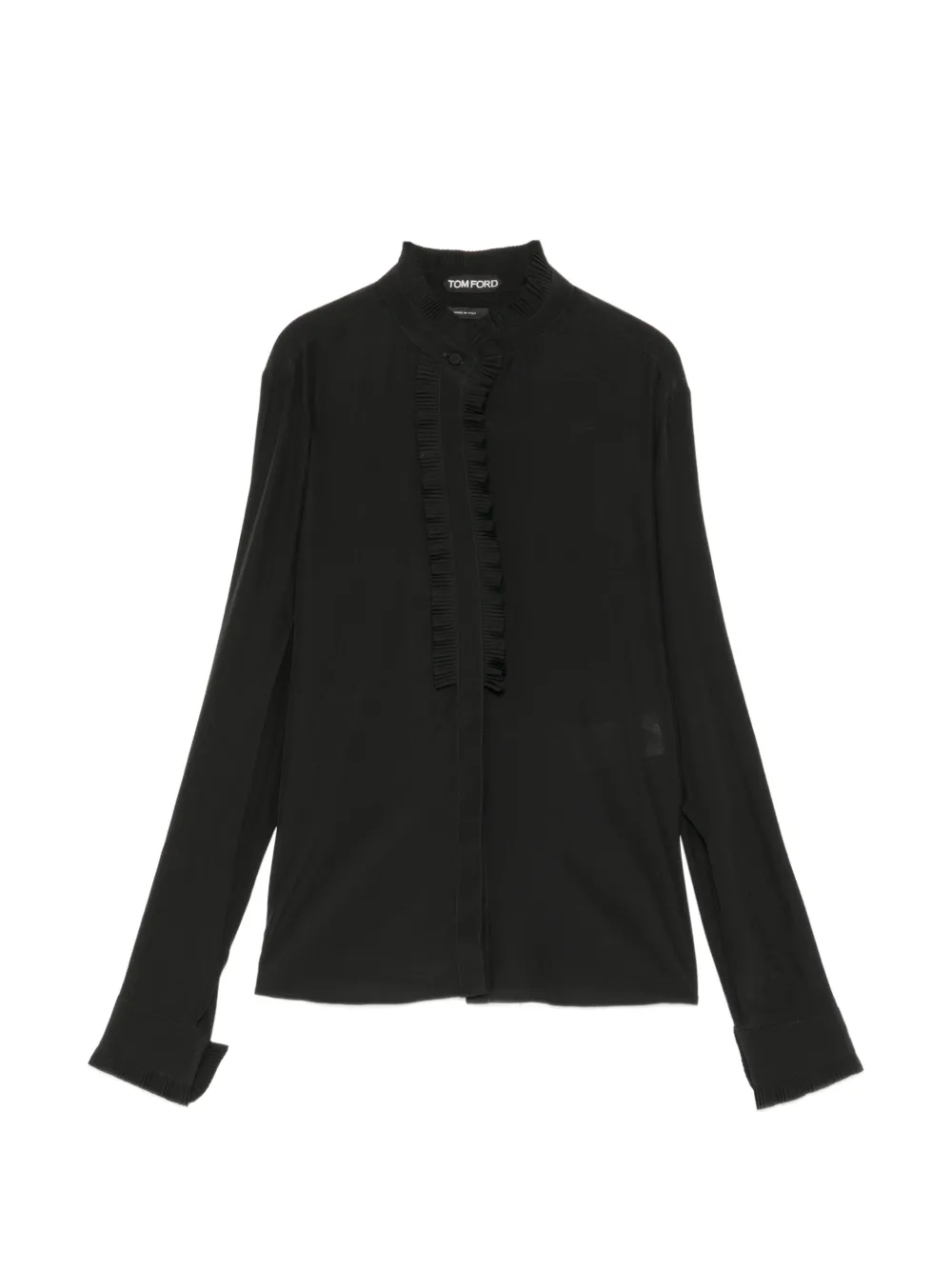 TOM FORD Camicia con ruches - Nero