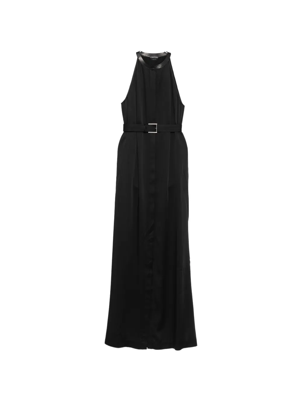 TOM FORD belted slit dress - Nero