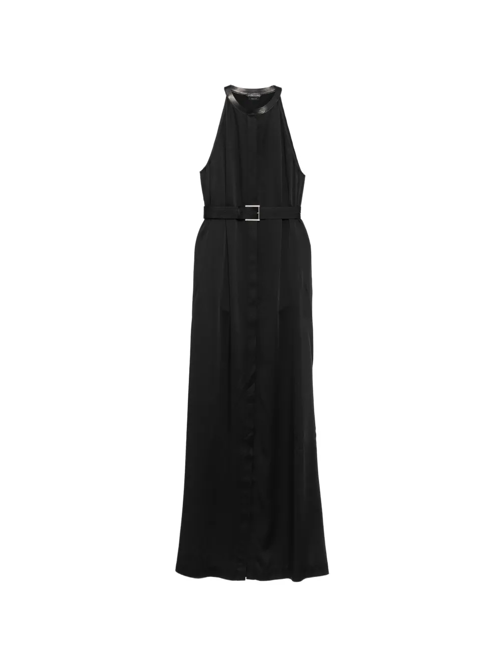 TOM FORD belted slit dress - Nero