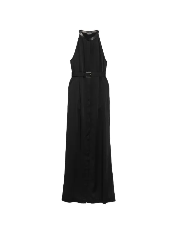 tom ford halter dress TOM FORD Halterneck Evening Dress in Dark Brown