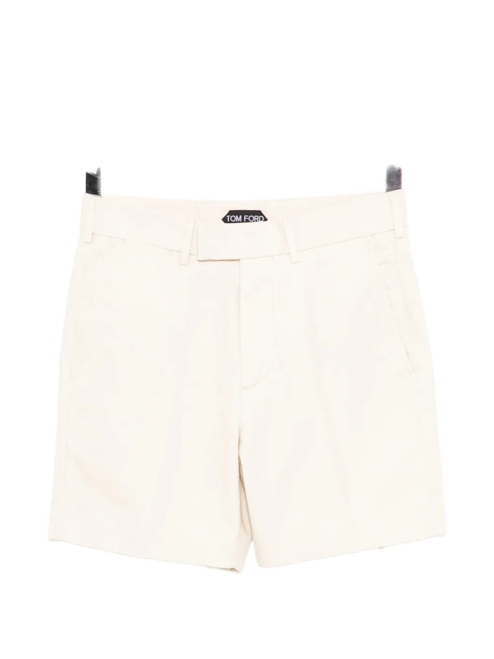 Tom Ford Brushed Tailored Shorts In Brown
