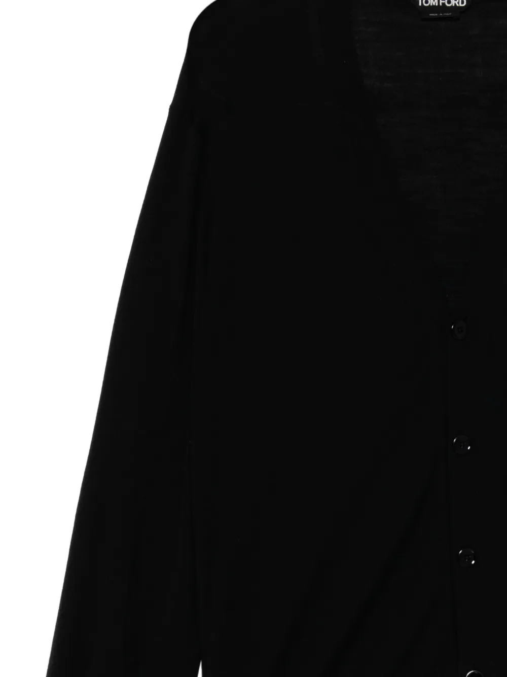 TOM FORD Wollen vest Zwart