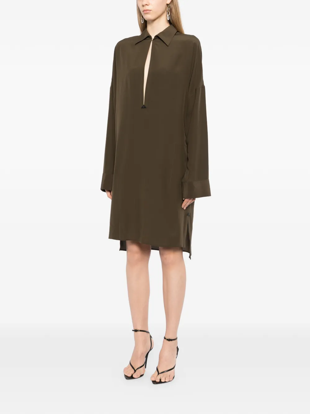 Tom Ford Shift Mini Dress - Brown 