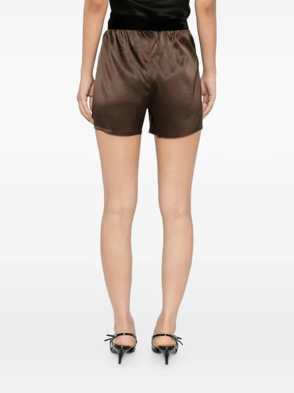 TOM FORD サテン ショートパンツ | ブラウン | FARFETCH JP