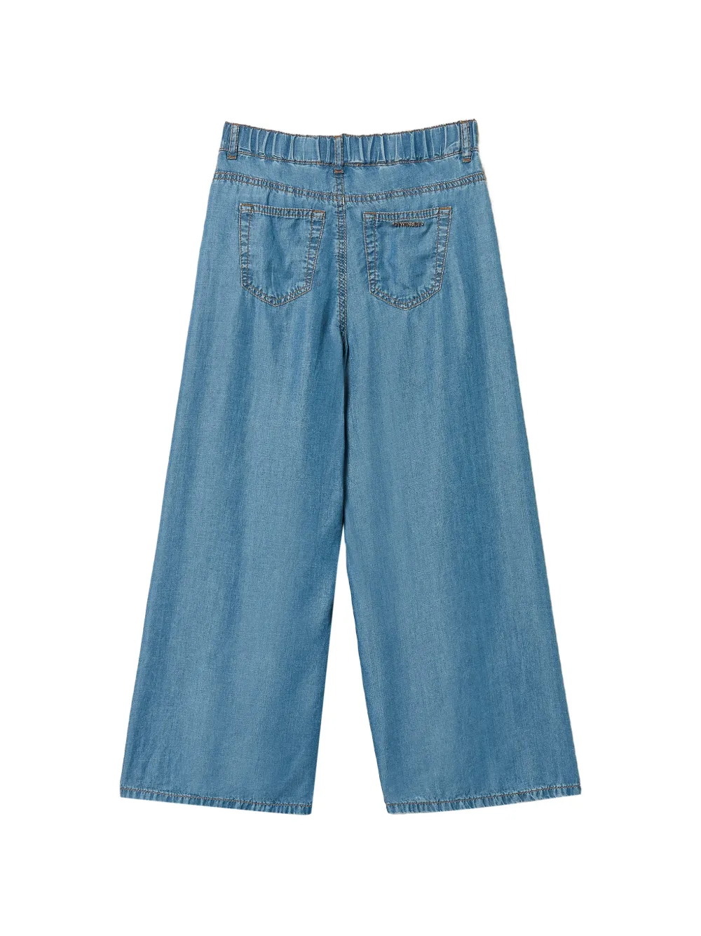 TWINSET Kids Broek met riemlussen Blauw