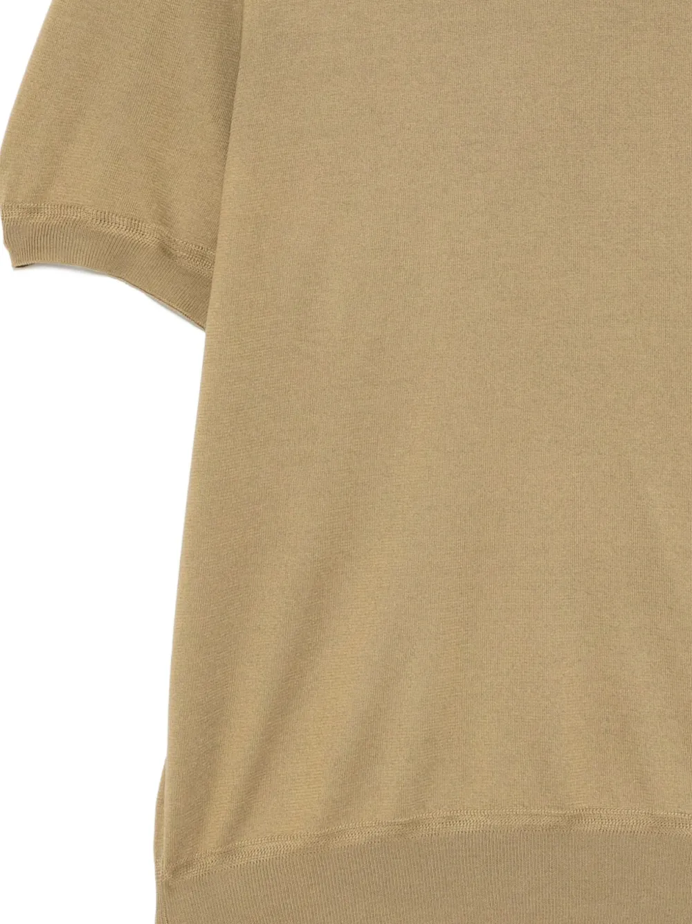 TOM FORD Katoenen top met ronde hals Bruin