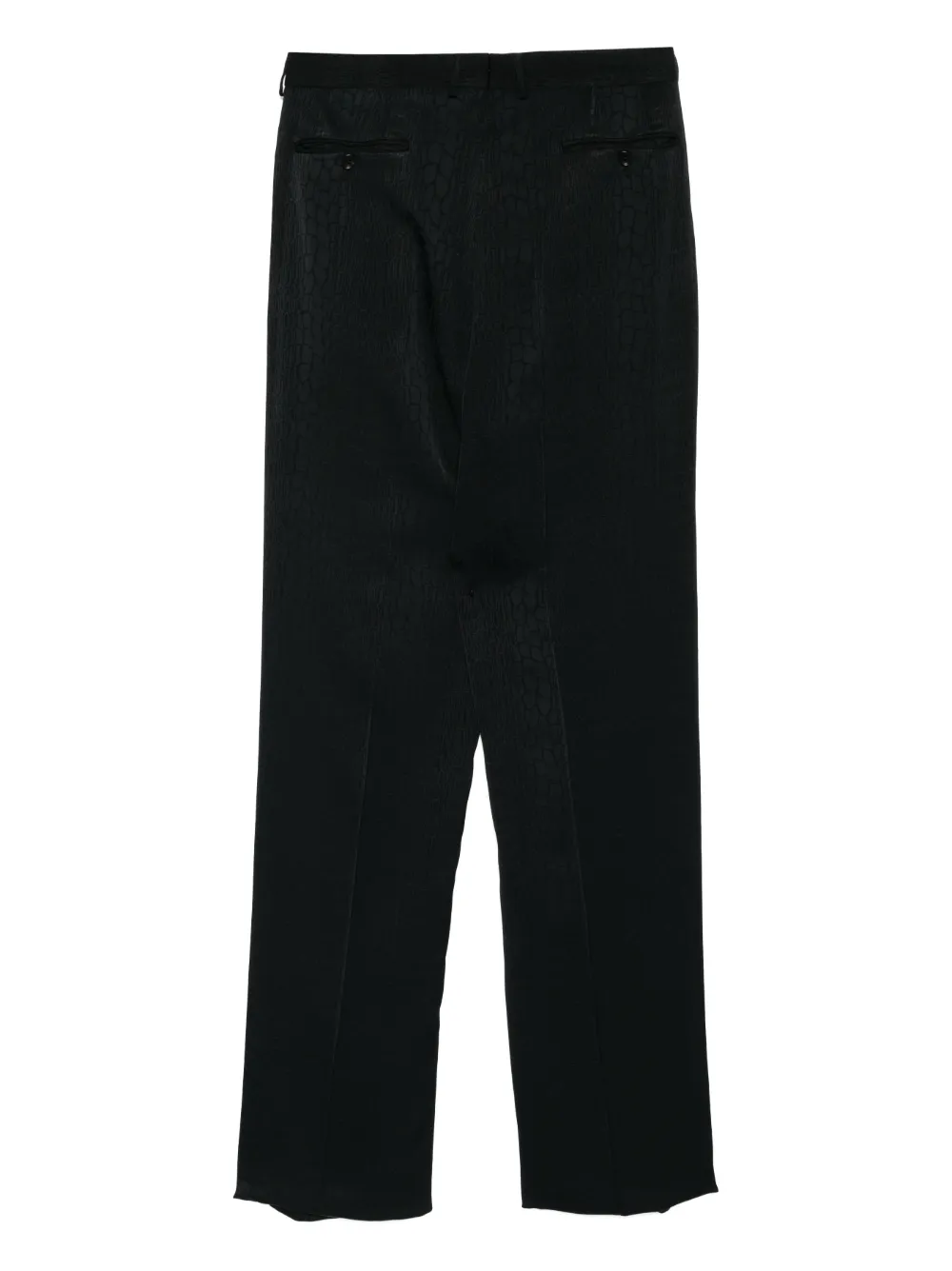 TOM FORD straight-leg tailored trousers - Zwart