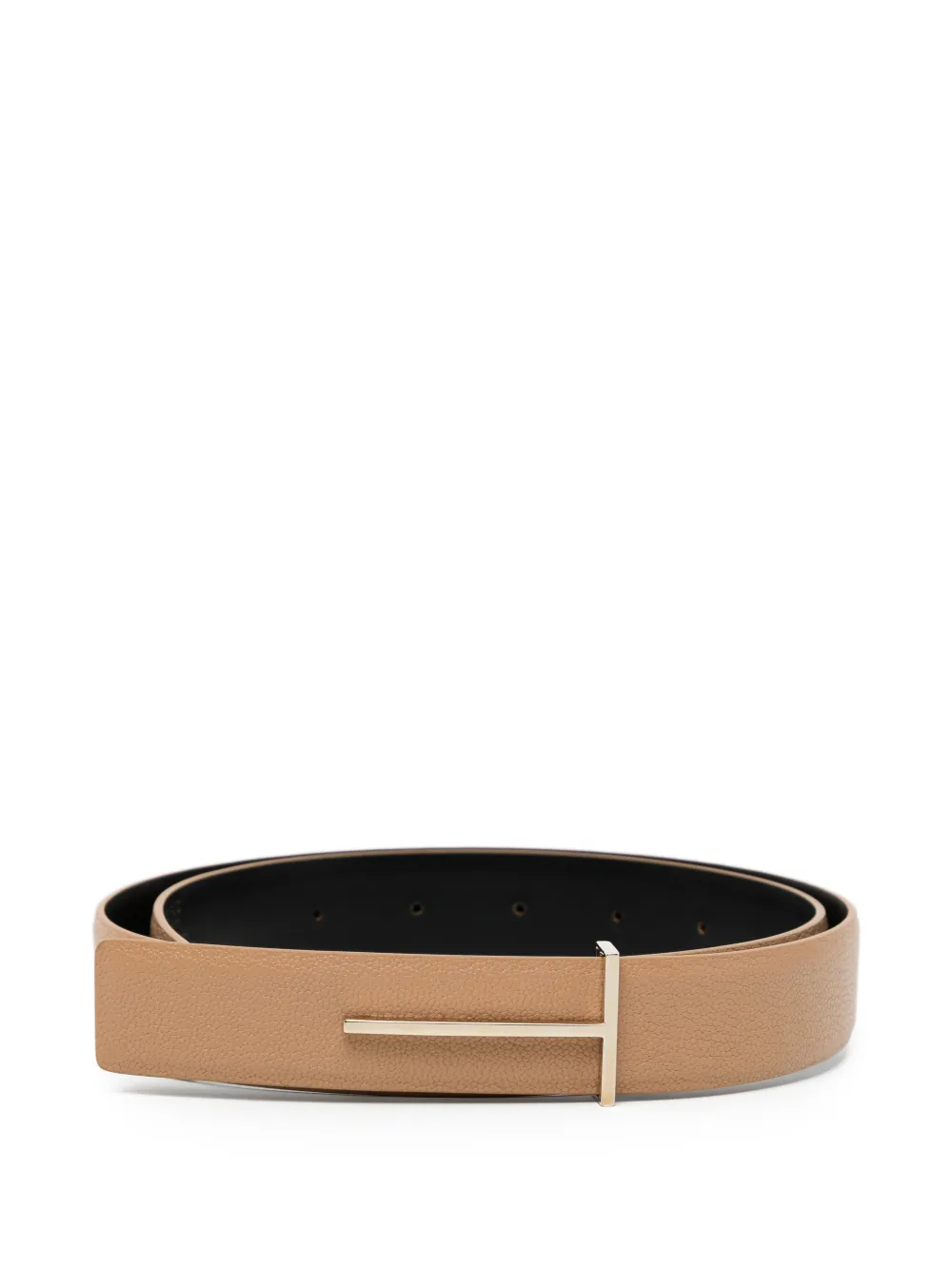 TOM FORD logo buckle belt - Toni neutri