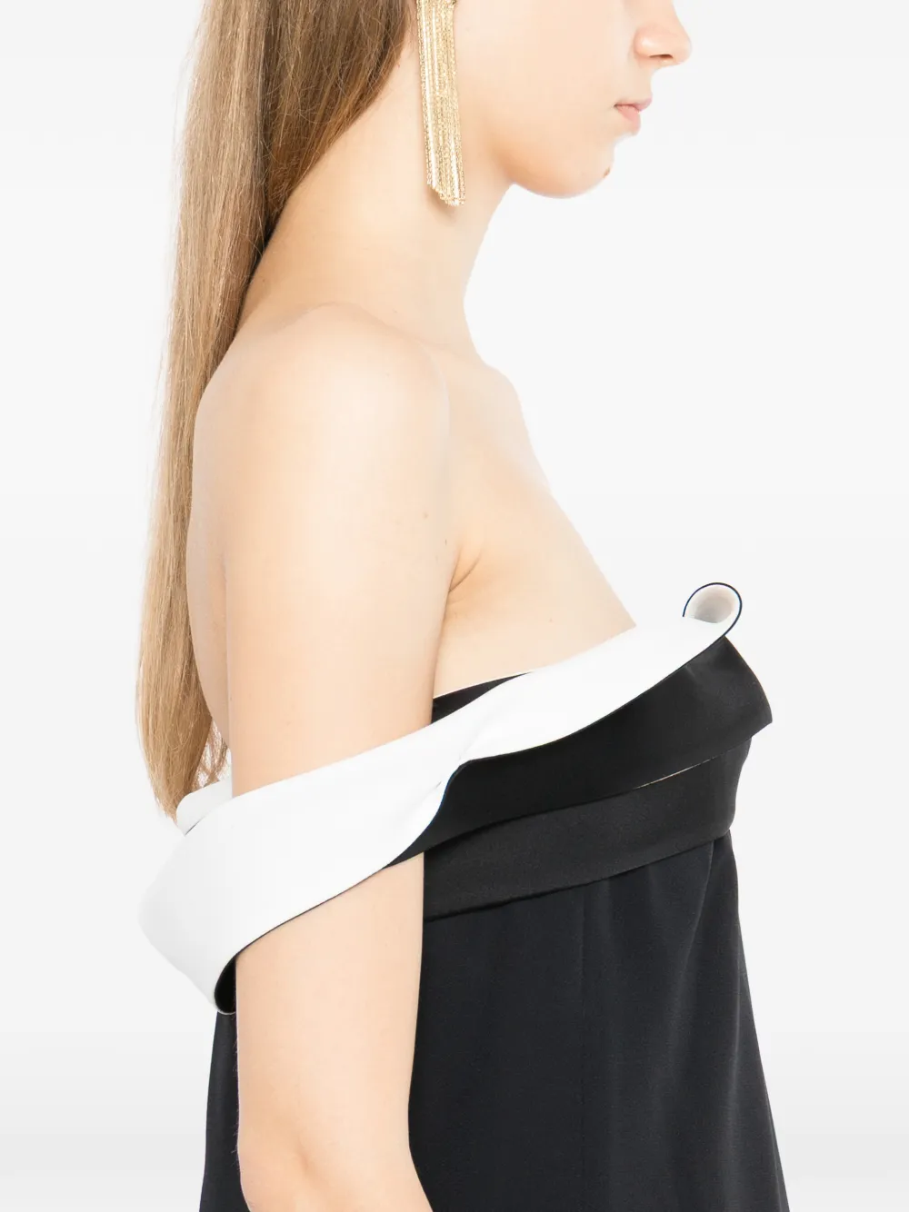 TOM FORD Gedraaide maxi-jurk Zwart