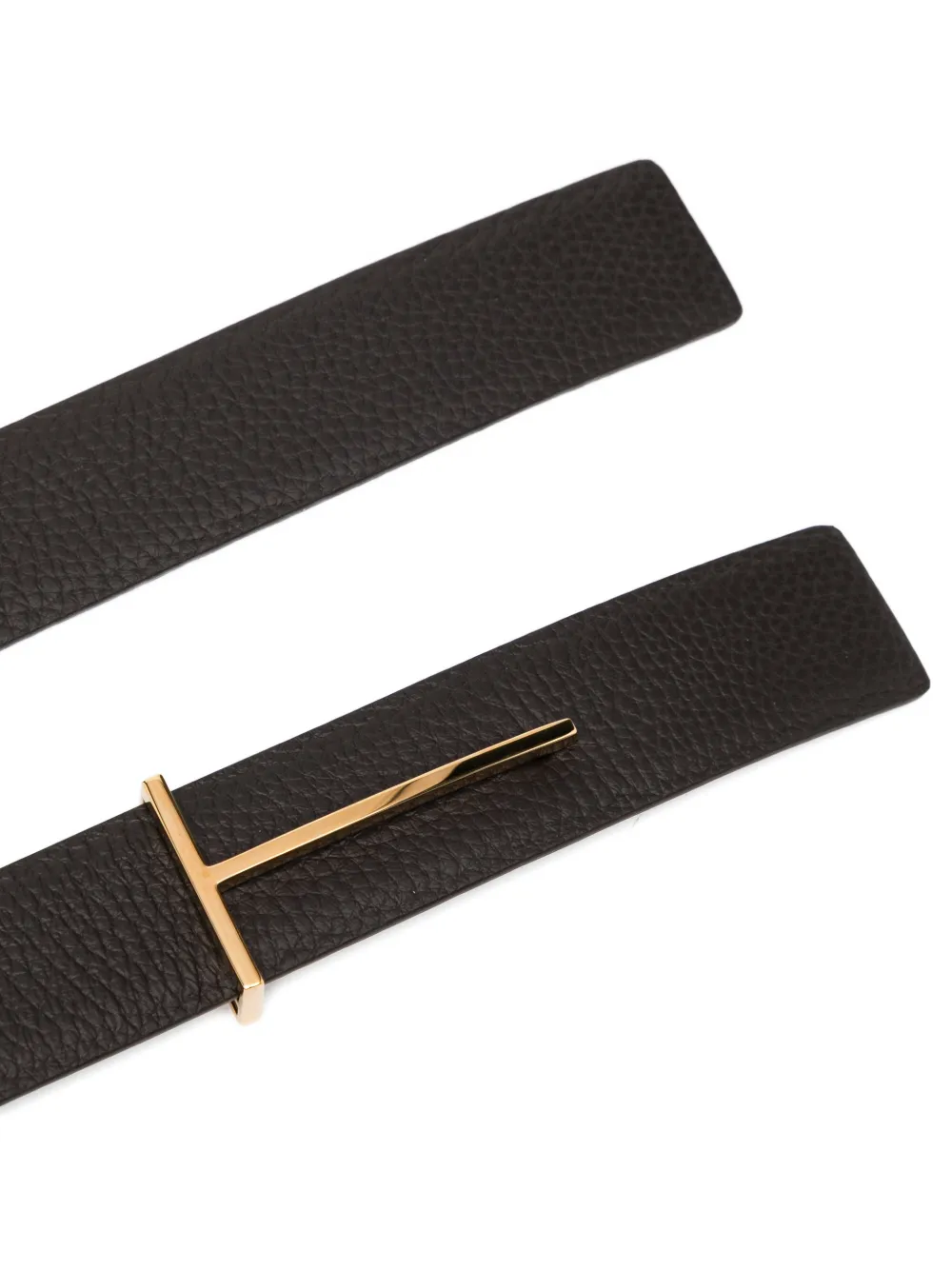  Tom Ford Leather Reversible Belt - Brown 