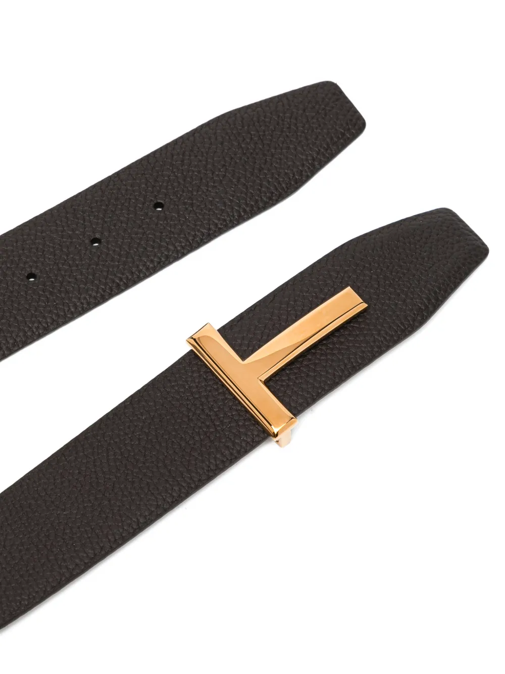 TOM FORD T-Icon leren riem - Bruin