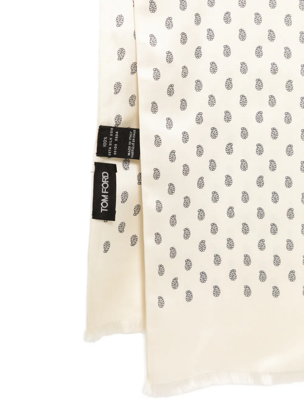  Tom Ford Patterned Scarf - Neutrals 