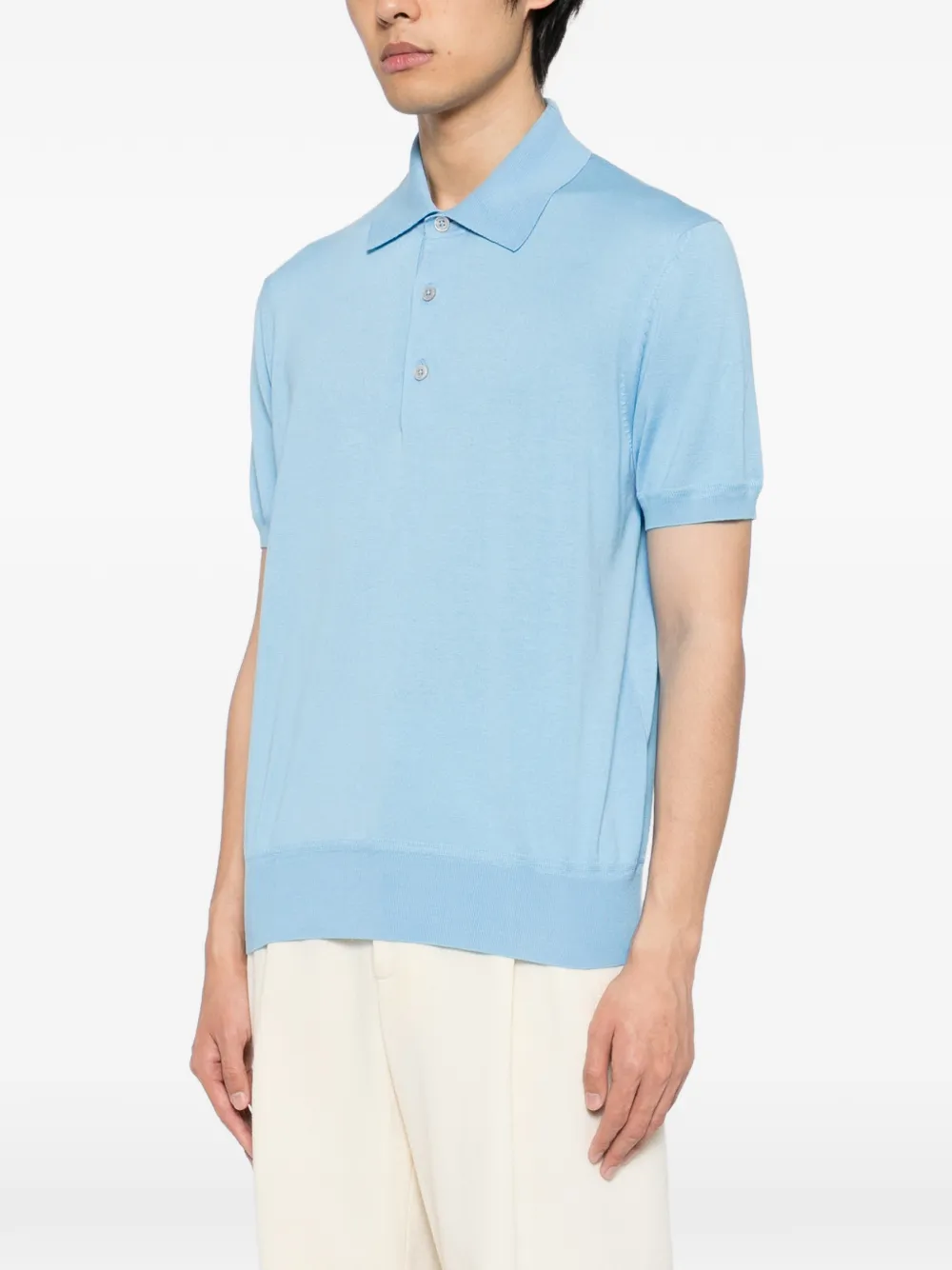 TOM FORD Katoenen poloshirt Blauw
