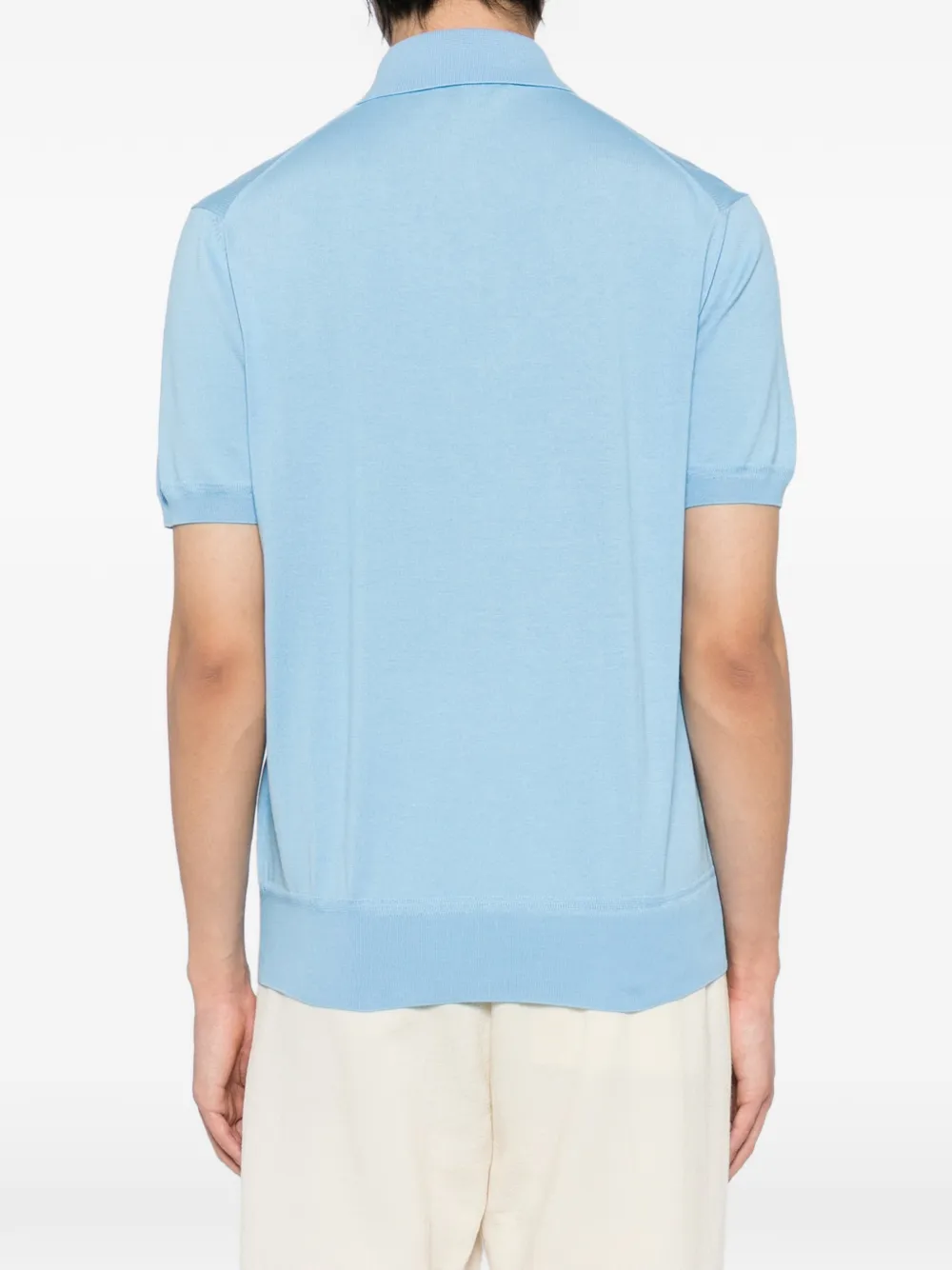 Short-Sleeves Cotton Polo Shirt