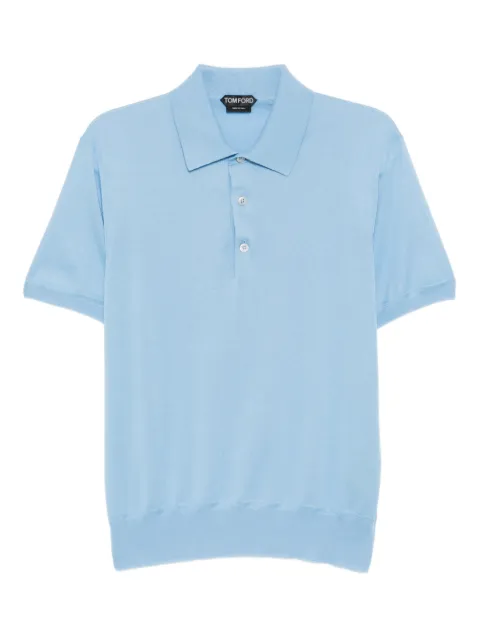 TOM FORD short-sleeves cotton polo shirt